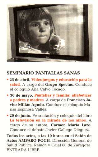 SEMINARIO PANTALLAS SANAS -- ABRIL-JUNIO 2006